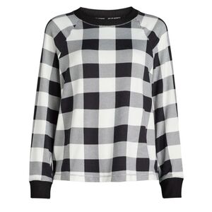 Black and White Long Sleeve Pajama Top NWT